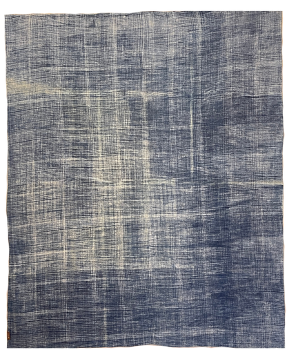 100% COTTON PATCHWORK INDIGO BLANKET