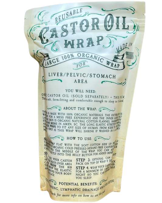 100% ORGANIC CASTOR OIL WRAP