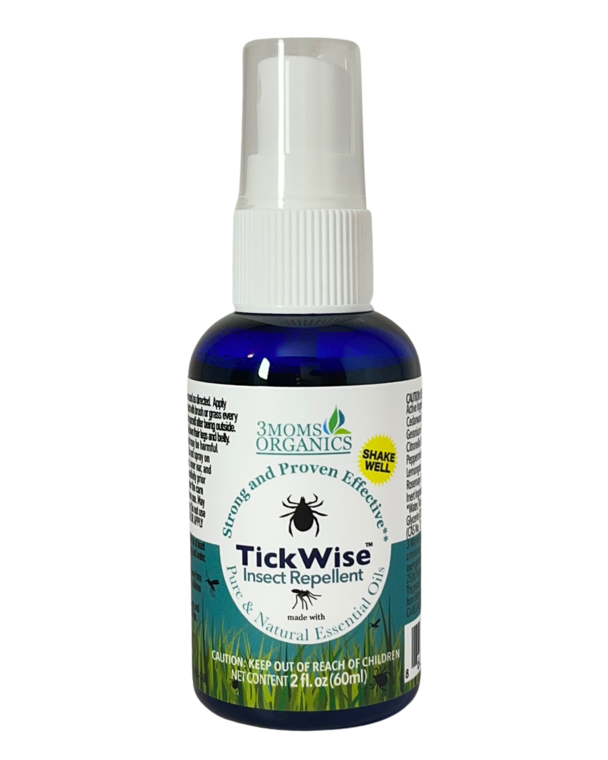 3 MOMS ORGANICS TICKWISE SPRAY - 2fl oz