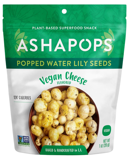 ASHAPOPS POPPED WATER LILY SEEDS - CHEESY 1oz