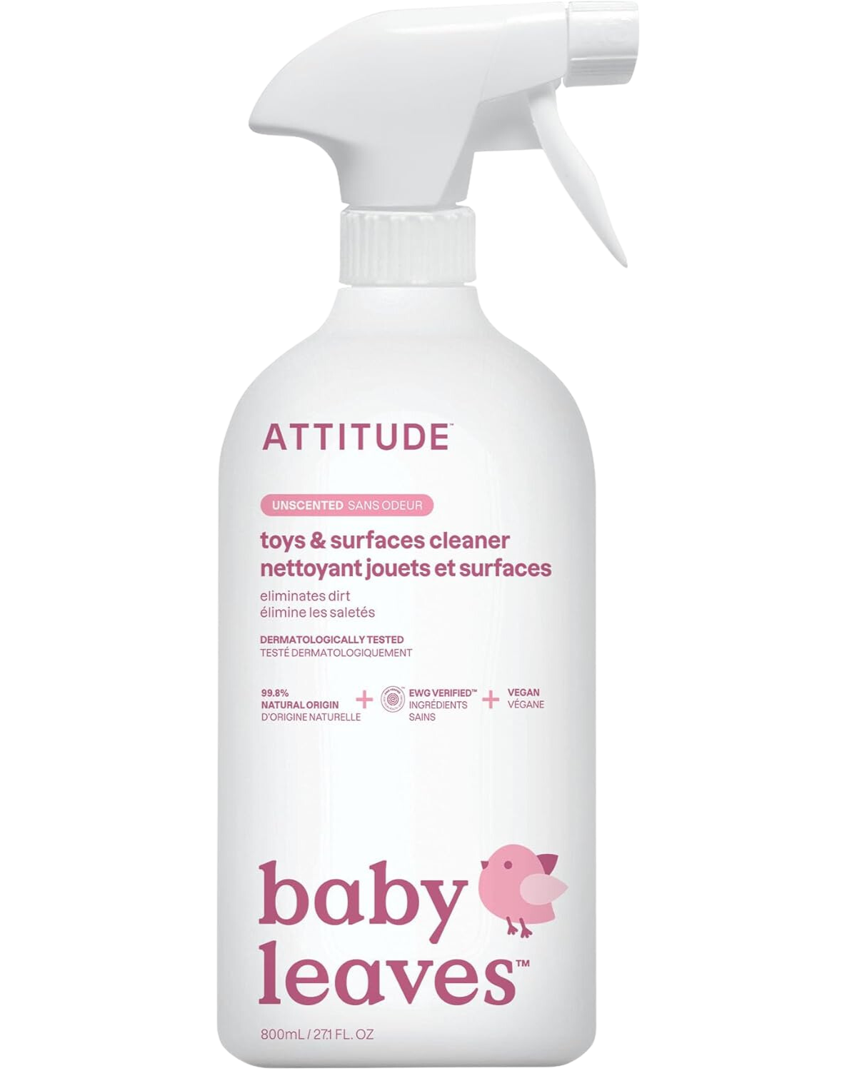 ATTITUDE LITTLE ONES TOY AND SURFACE CLEANER - 27oz