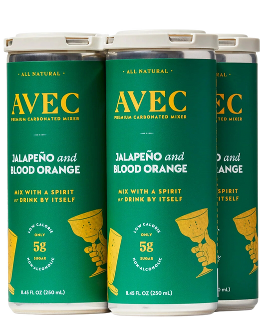 AVEC JALAPEÑO & BLOOD ORANGE - 4PK