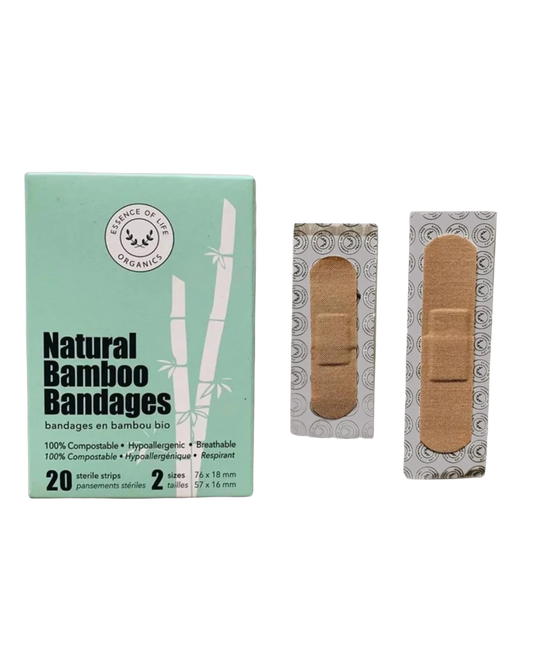 BAMBOO BANDAGES 100% BIODEGRADABLE - 20CT