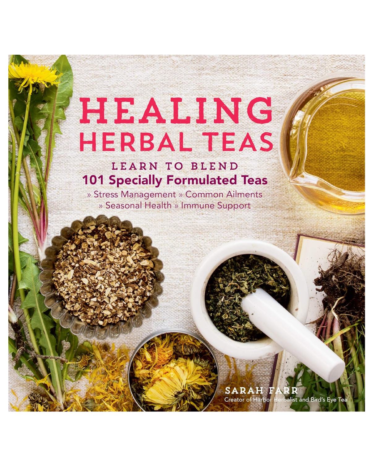 BOOK - HEALING HERBAL TEAS