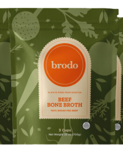 BRODO GRASS FED BEEF BONE BROTH - 3 CUP