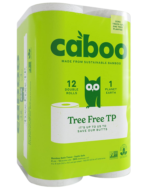 CABOO BAMBOO TREE-FREE TOILET PAPER - 12 PACK