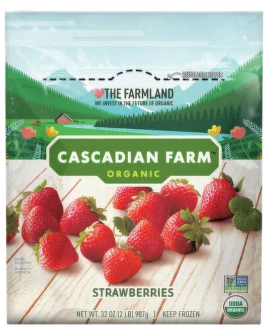 CASCADIAN FARM ORGANIC STRAWBERRIES - 2LB