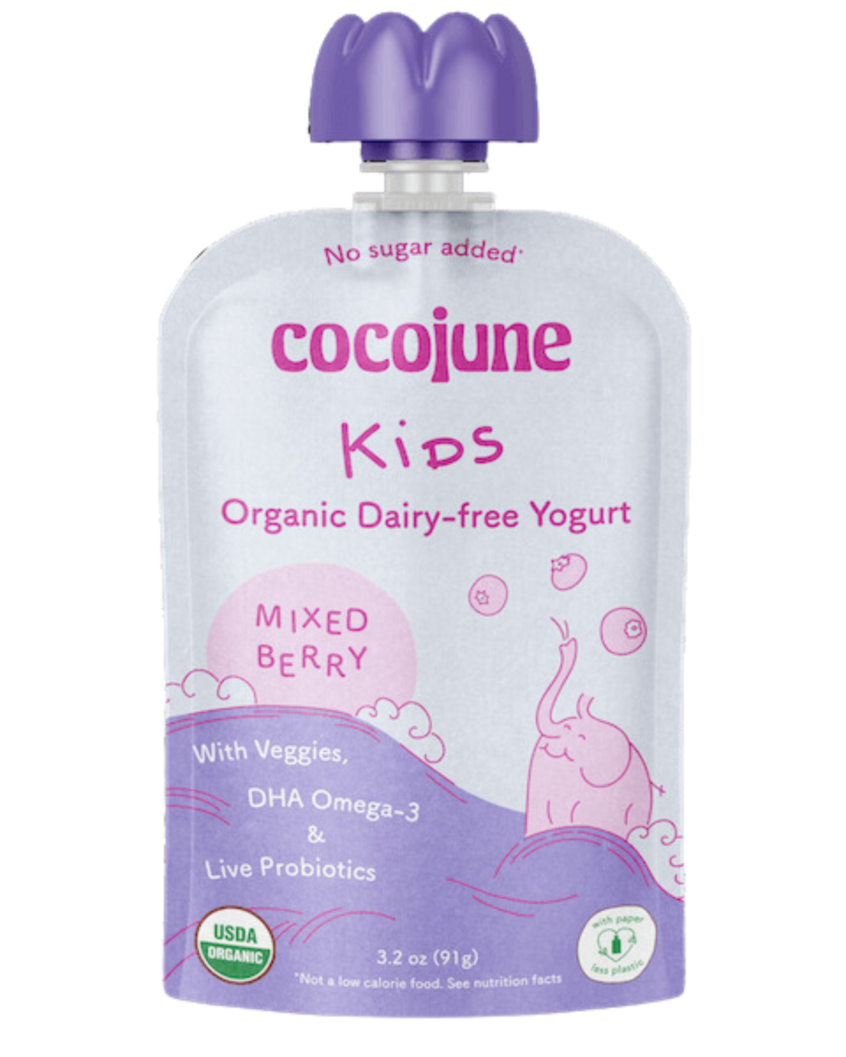 COCOJUNE MIXED BERRY YOGURT POUCH -INDIVIDUAL