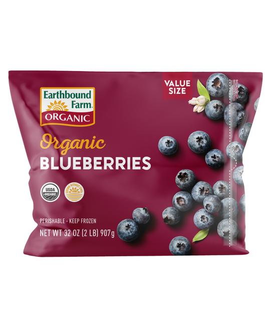 EARTHBOUND ORGANIC BLUEBERRIES - 2LB