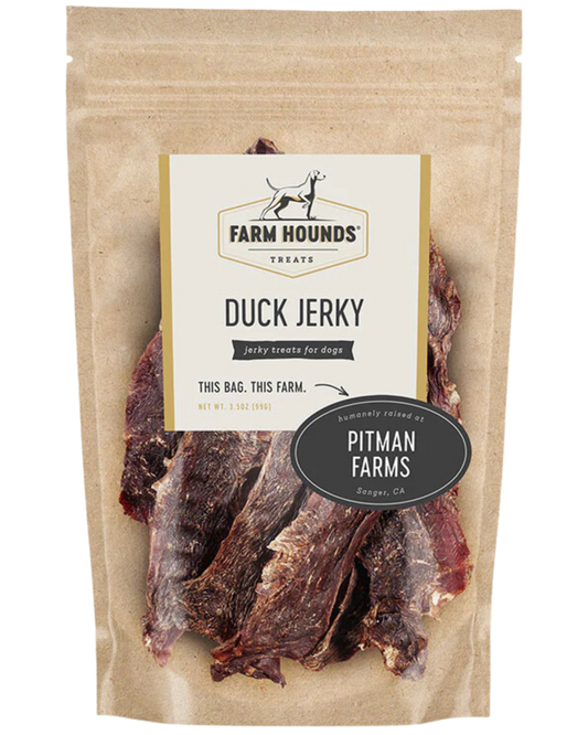 FARM HOUNDS DUCK JERKY - 3.5oz