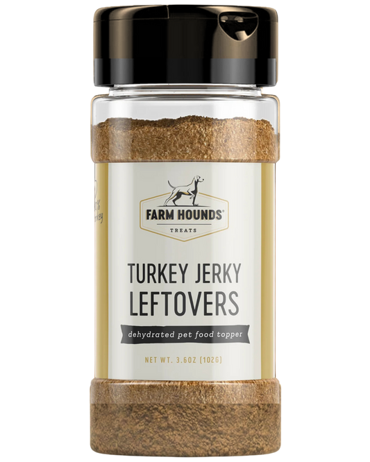 FARM HOUNDS FOOD TOPPER - TURKEY JERKY - 4oz