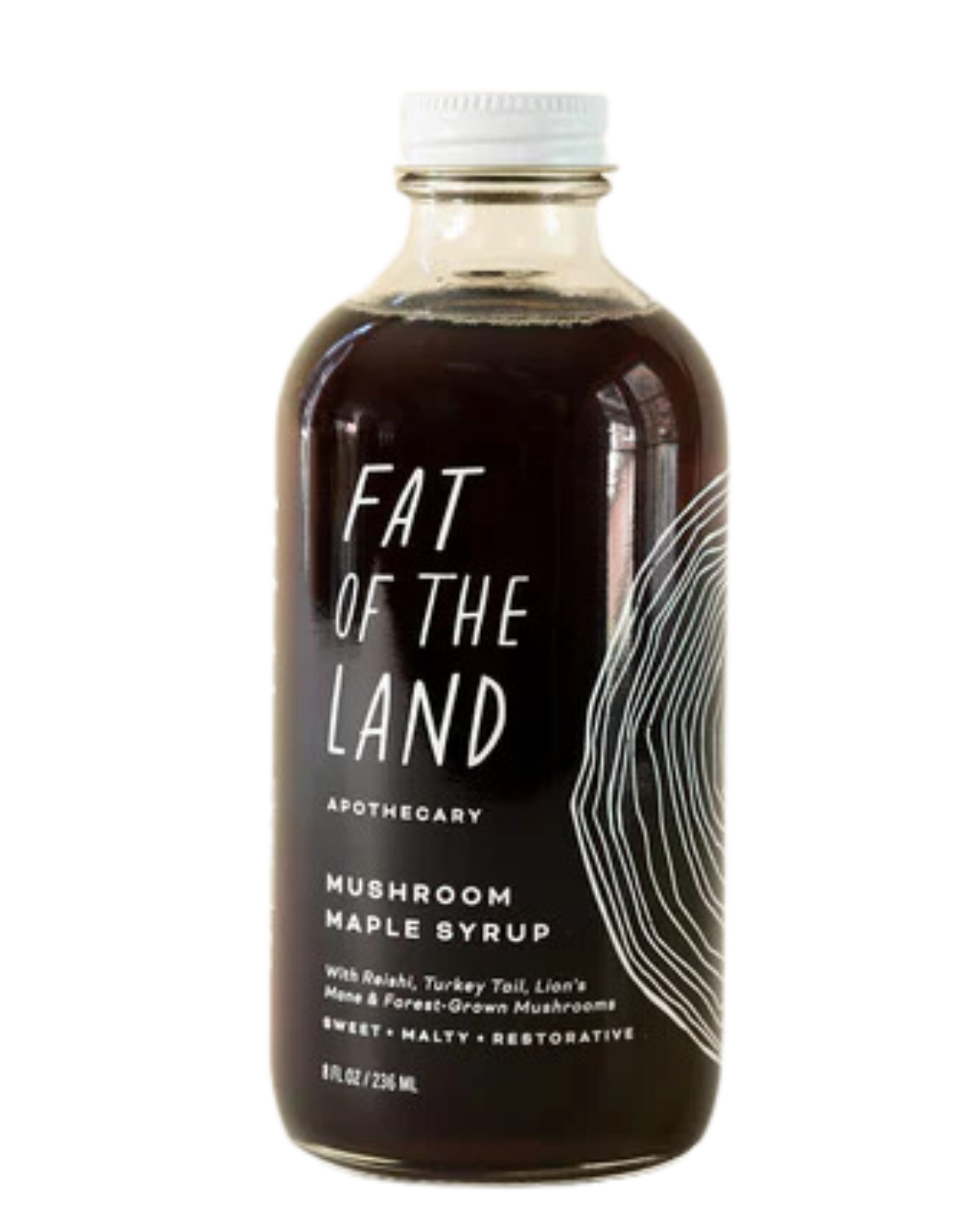 FAT OF THE LAND MUSHROOM MAPLE SYRUP - 8oz