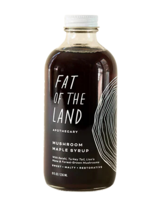 FAT OF THE LAND MUSHROOM MAPLE SYRUP - 8oz