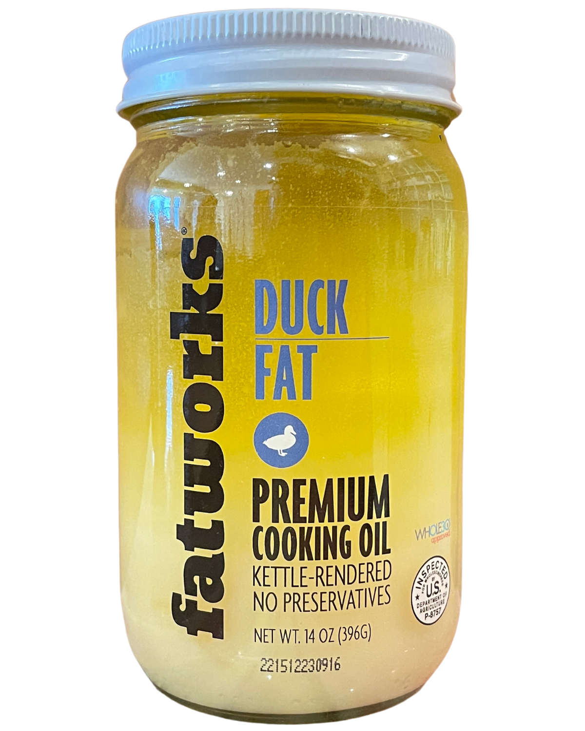 FATWORKS CAGE FREE DUCK FAT - 14oz