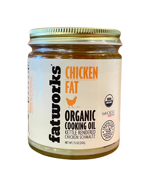 FATWORKS ORGANIC FREE RANGE CHICKEN FAT - 7.5oz