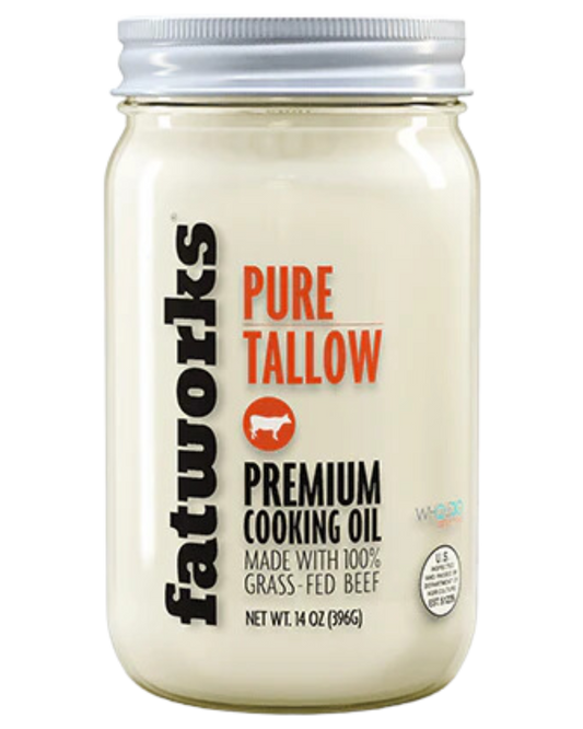 FATWORKS PURE GRASS FED BEEF TALLOW - 14oz