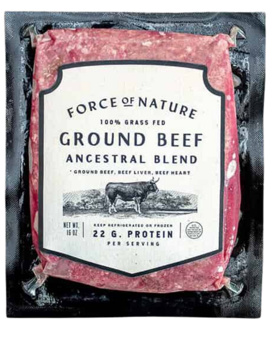 FORCE OF NATURE GRASS FED BEEF ANCESTRAL BLEND