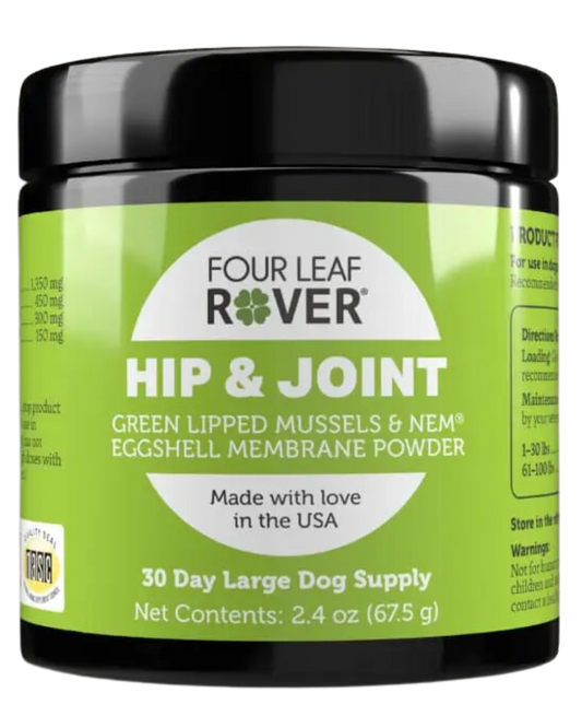 FOUR LEAF ROVER HIP & JOINT PROTECTION FOR DOGS - 30 COUNT FOR LARGE DOGS