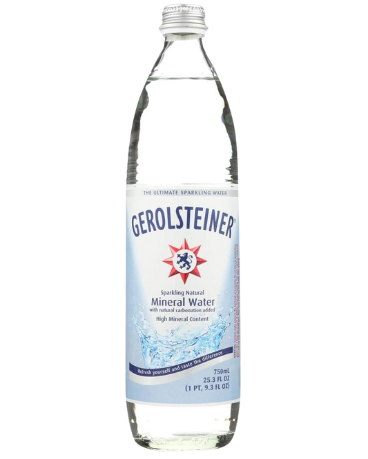 GEROLSTEINER MINERAL SPARKLING WATER - 25.3oz