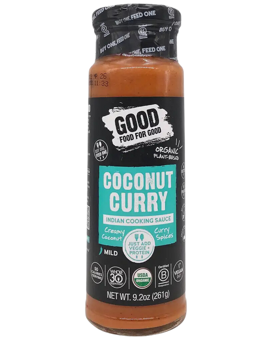 GOOD FOOD FOR GOOD COCONUT CURRY SAUCE