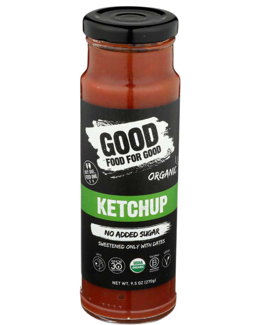 GOOD FOOD FOR GOOD - KETCHUP - 9.8oz