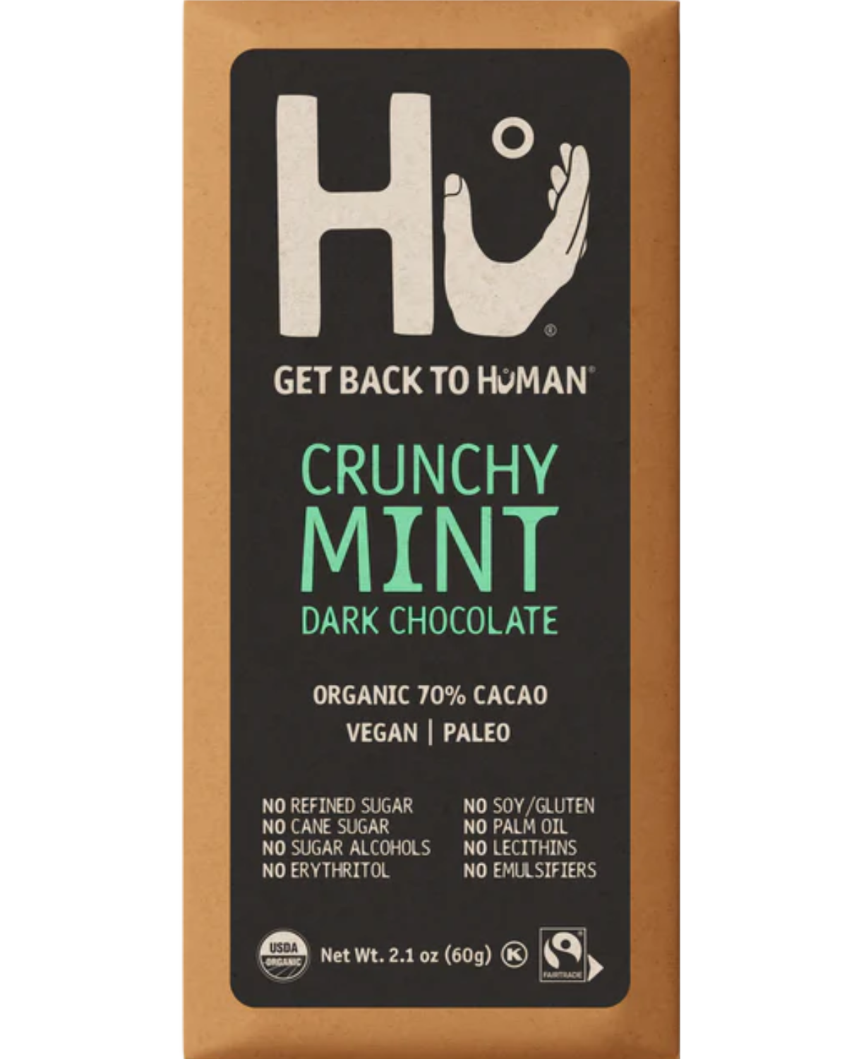 HU DARK CHOCOLATE BAR - CRUNCH MINT - 2.1oz