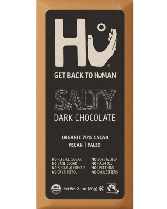 HU DARK CHOCOLATE BAR - SALTY - 2.1oz