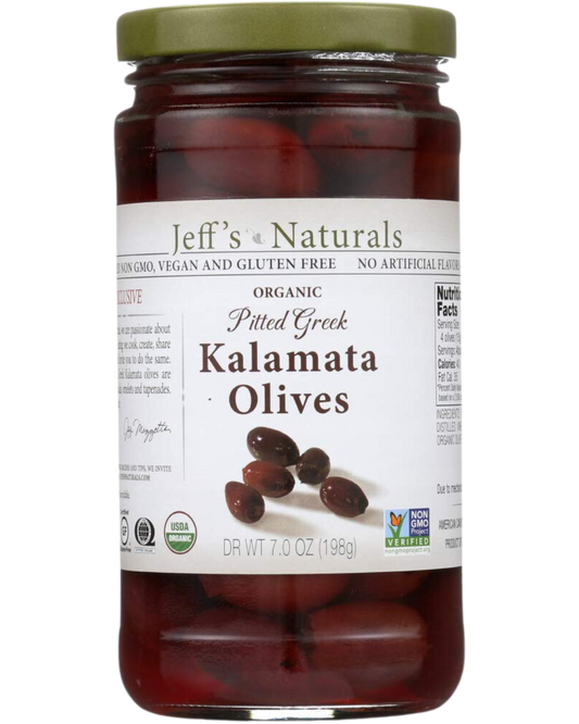 JEFFS GARDEN KALAMATA OLIVES