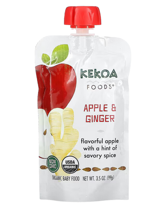 KEKOA FOODS APPLE & GINGER BABY FOOD POUCH