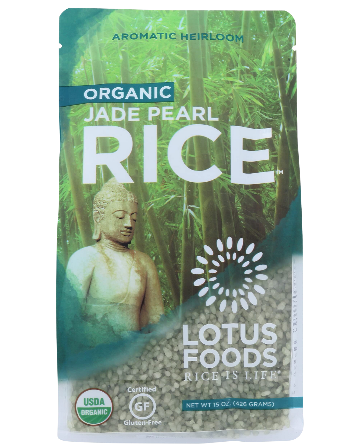 LOTUS FOODS JADE PEARL RICE ORGANIC - 15oz