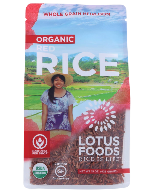 LOTUS FOODS RED RICE - ORGANIC - 15oz