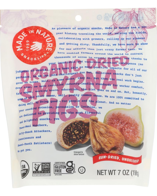 MADE IN NATURE - ORGANIC DRIED SYMRNA FIGS