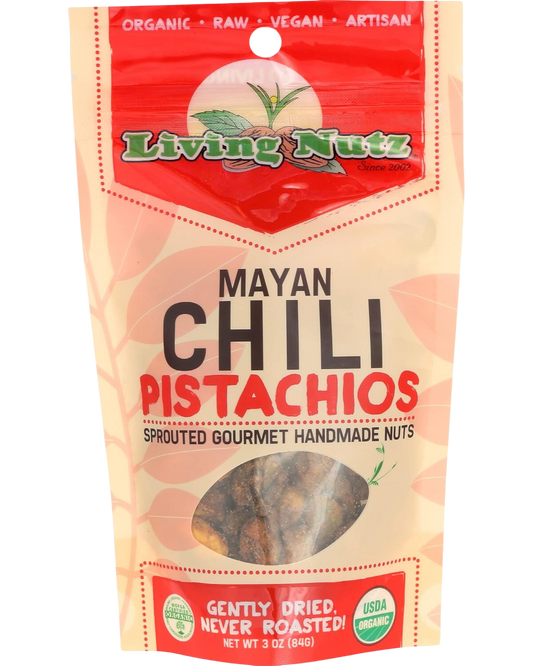 MAYAN CHILI PISTACHIOS - 3oz