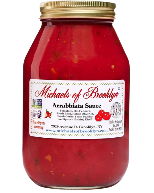 MICHAELS' OF BROOKLYN ARRABBIATA SAUCE - 32oz