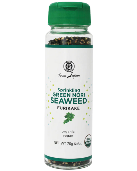 MUSO ORGANIC SPRINKLING FURIKAKE GREEN NORI SEASONING - 2.5oz