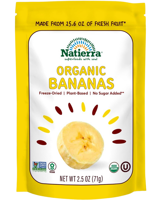 NATIERRA FREEZE DRIED FRUIT - BANANAS