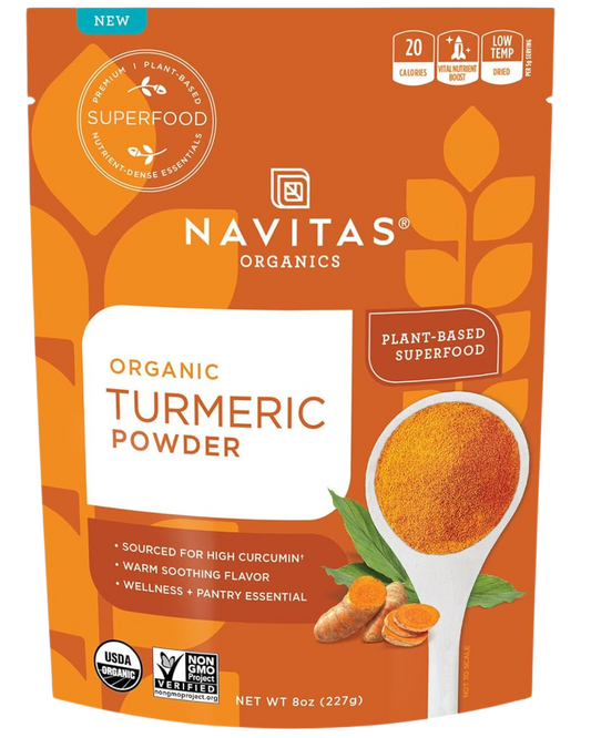 NAVITAS ORGANIC TURMERIC POWDER - 8oz