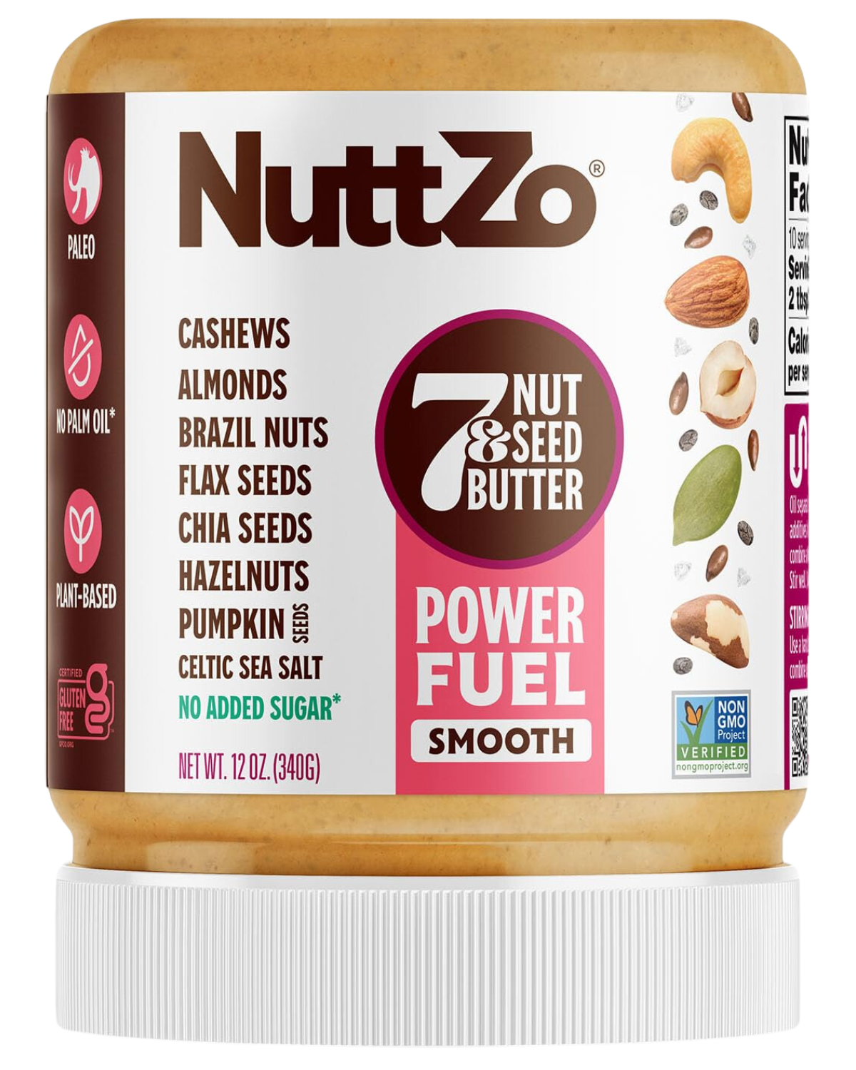 NUTTZO ORGANIC PALEO POWER FUEL SMOOTH