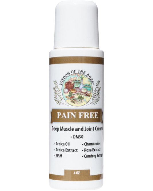 PAIN FREE CREAM - WISDOM OF THE AGES - DEEP MUSCLE AND JOINT