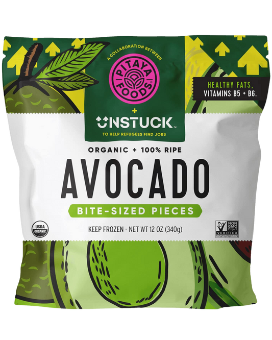 PITAYA FOODS ORGANIC AVOCADO BITE-SIZED PIECES - 12oz