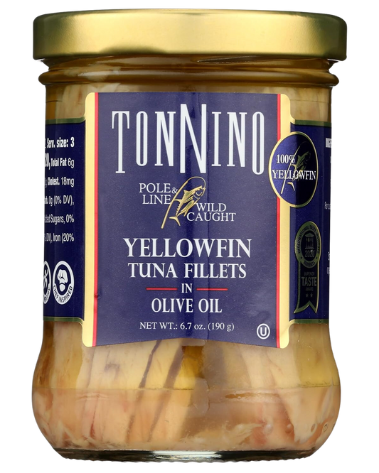 POLE AND LINE CAUGHT ALBACORE TUNA IN OLIVE OIL - 6.3oz