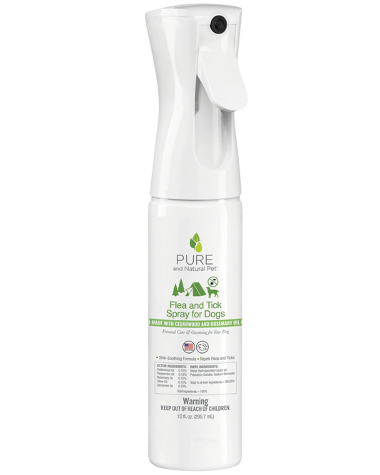 PURE AND NATURAL PET - FLEA AND TICK SPRAY - 10oz