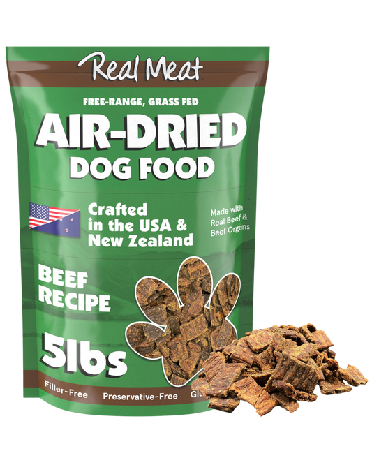 REAL MEAT PET - BEEF DOG FOOD - 5LB