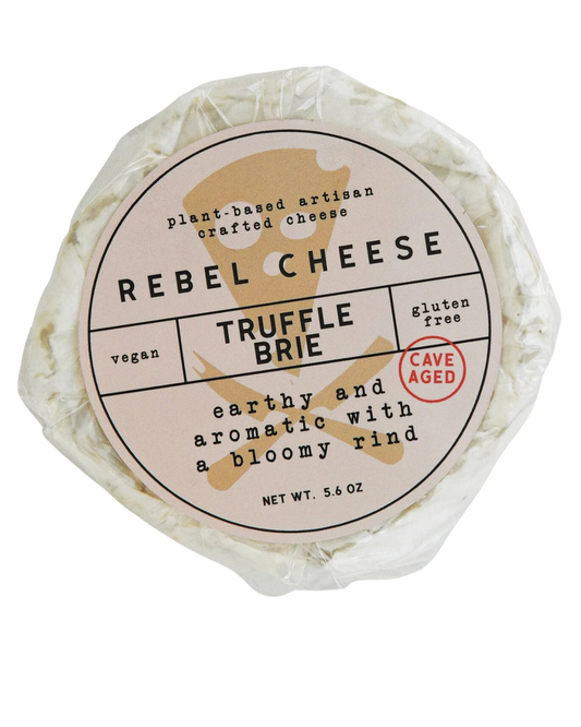 REBEL CHEESE PLANT BASED CAVE-AGED TRUFFLE BRIE - 5.6oz