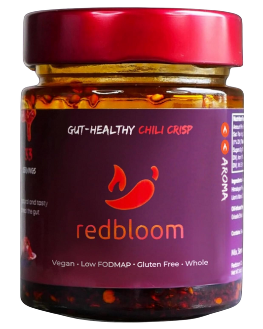 RED BLOOM - WORLD'S FIRST GUT HEALTHY CHILI CRISP - AROMA - MEDIUM