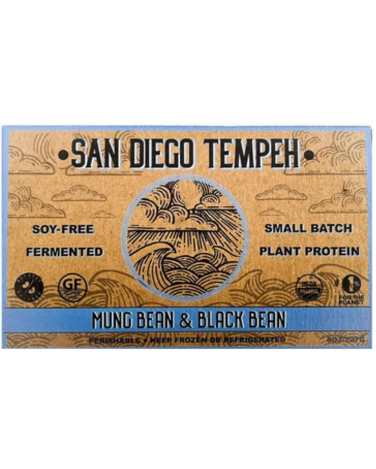 SAN DIEGO TEMPEH MUNG BEAN & BLACK BEAN TEMPEH