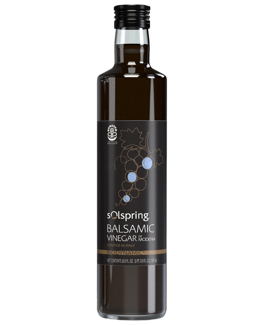 SOLSPRING ORGANIC BIODYNAMIC BALSAMIC VINEGAR OF MODENA - 16.9oz