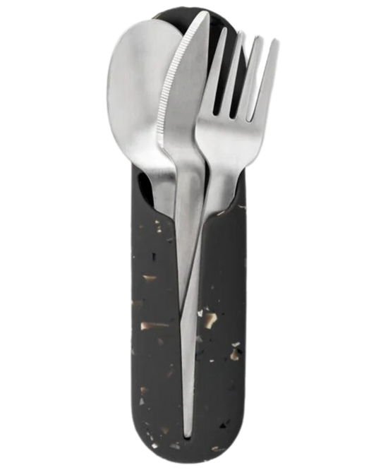 STAINLESS STEEL AND SILICONE UTENSIL SET - CONFETTI