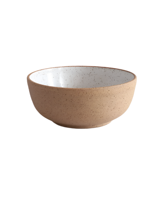 STONEWARE LUNCH BOWL - NUDE WHITE