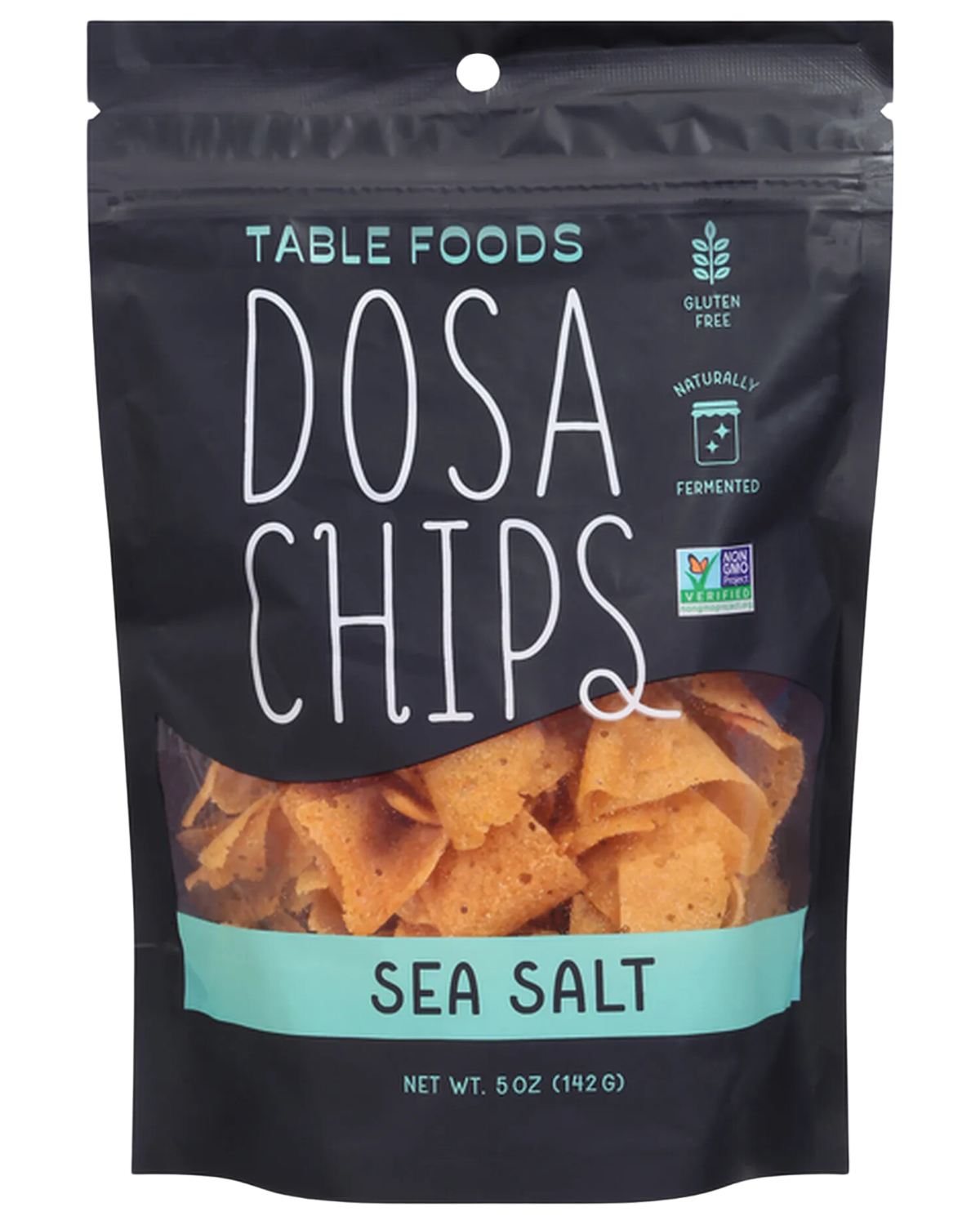 TABLE FOODS DOSA CHIPS - SEA SALT - 5oz